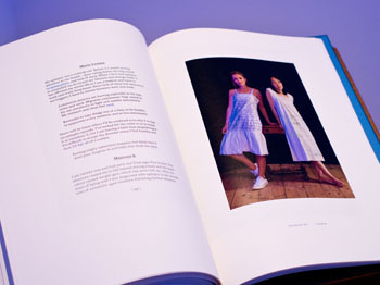 'Out of the Blue' artist book by Susan Aldworth. Photograph by Colin Davison.